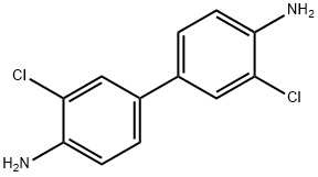 3,3'-二氯联苯胺 结构式