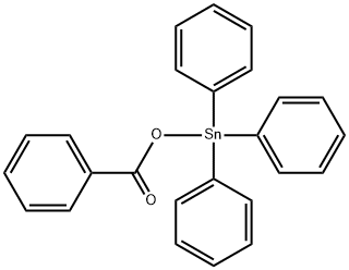 安息香酸トリフェニルすず(IV) 化学構造式