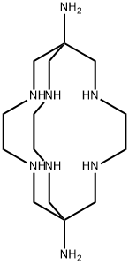 3,6,10,13,16,19-Hexaazabicyclo(6.6.6)eicosane-1,8-diamine, 91002-72-1, 结构式