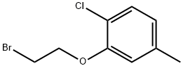 2-(2-ブロモエトキシ)-1-クロロ-4-メチルベンゼン 化学構造式