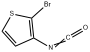 2-bromo-3-isocyanatothiophene Struktur