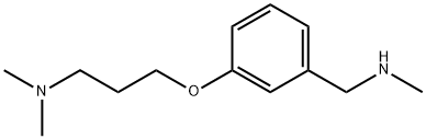 N,N-二甲基-3-(3-((甲基氨基)甲基)苯氧基)丙-1-胺, 910037-03-5, 结构式