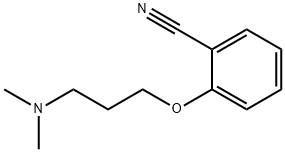 2-[3-(dimethylamino)propoxy]benzonitrile Struktur