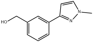 [3-(1-methyl-1h-pyrazol-3-yl)phenyl]methanol Structure