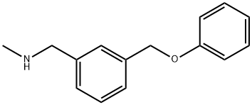 N-METHYL-3-(PHENOXYMETHYL)BENZYLAMINE 化学構造式