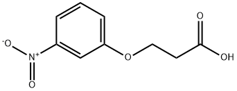 3-(3-Nitrophenoxy)propionic Acid Structure