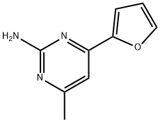 4-(2-FURYL)-6-METHYLPYRIMIDIN-2-AMINE Structure
