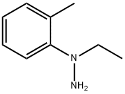 Hydrazine,  1-ethyl-1-(2-methylphenyl)- Structure