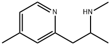 N-甲基-1-(4-甲基吡啶-2-基)丙烷-2-胺, 91010-36-5, 结构式