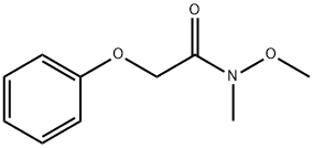 (N-METHOXY-N-METHYLCARBAMOYLMETHYL)PHENOXYMETHANE, 91012-53-2, 结构式