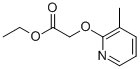 (3-METHYL-PYRIDIN-2-YLOXY)-ACETIC ACID ETHYL ESTER 结构式