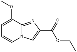 IMidazo[1,2-a]pyridine-2-carboxylic acid, 8-Methoxy-, ethyl ester Struktur