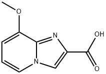 IMidazo[1,2-a]pyridine-2-carboxylic acid, 8-Methoxy- Struktur