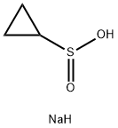 シクロプロパンスルフィン酸, ナトリウム塩 化学構造式