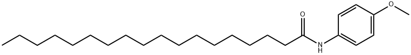 OctadecanaMide, N-(4-Methoxyphenyl)- Structure