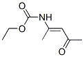 Carbamic  acid,  (1-methyl-3-oxo-1-butenyl)-,  ethyl  ester  (9CI) 结构式