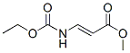 2-Propenoic  acid,  3-[(ethoxycarbonyl)amino]-,  methyl  ester Structure