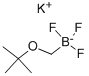 TERT-ブトキシメチルトリフルオロほう酸カリウム 化学構造式