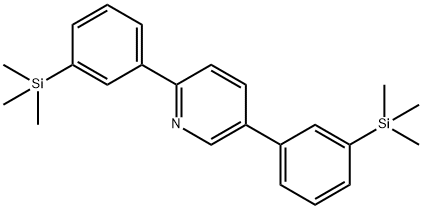 2,5-Di(3-(trimethylsilyl)phenyl)pyridine Structure