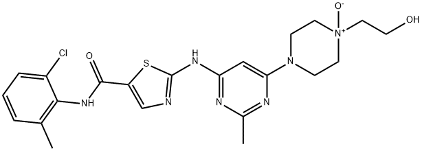 达沙替尼N氧化物, 910297-52-8, 结构式