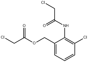 2-클로로아세트산[3-클로로-2-[(2-클로로아세틸)아미노]페닐]메틸에스테르