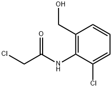 2-Chloro-N-[2-chloro-6-(hydroxyMethyl)phenyl]-acetaMide Structure