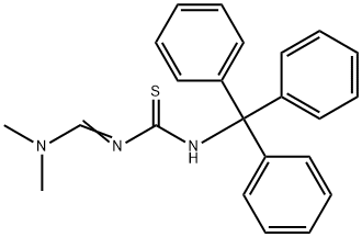 [(DiMethylaMino)Methylene](triphenylMethyl)-thiourea Structure