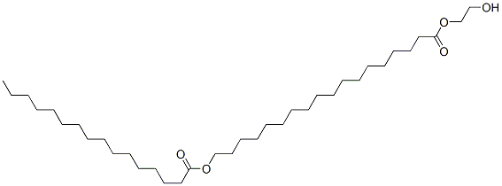 Fatty acids, C16-18, esters with ethylene glycol Structure