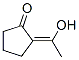 Cyclopentanone, 2-(1-hydroxyethylidene)-, (2Z)- (9CI) Structure