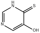 4(1H)-Pyrimidinethione, 5-hydroxy- (9CI) 结构式