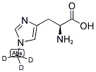 3-甲基-D3-L-组氨酸 结构式