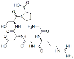 glycyl-arginyl-glycyl-aspartyl-seryl-proline Structure