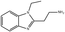 2-(1-エチル-1H-ベンズイミダゾール-2-イル)エタンアミン 化学構造式