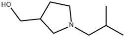 (1-ISOBUTYL-3-PYRROLIDINYL)METHANOL Structure