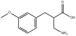 2-AMINOMETHYL-3-(3-METHOXY-PHENYL)-PROPIONIC ACID Structure