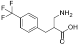 2-AMINOMETHYL-3-(4-TRIFLUOROMETHYL-PHENYL)-PROPIONIC ACID Structure