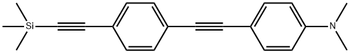 N,N-diMethyl-4-((4-((triMethylsilyl)ethynyl) phenyl)ethynyl)benzenaMine|4-((4-(N,N-二甲氨基)苯乙炔基) 苯乙炔基)三甲基硅烷