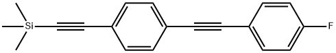 ((4-((4-Fluorophenyl)ethynyl)phenyl)-ethynyl)trimethylsilane|((4-((4-氟苯基)乙炔基)苯基)乙炔基)三甲基硅烷