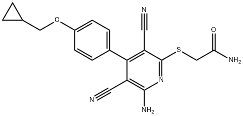 BAY60-6583 化学構造式