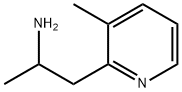 1-(3-甲基吡啶-2-基)丙-2-胺, 91054-51-2, 结构式