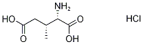 (2S,3R)-3-メチルグルタミン酸塩酸塩 化学構造式