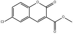 6-氯-2-氧代-2H-苯并吡喃-3-甲酸甲酯, 91058-98-9, 结构式