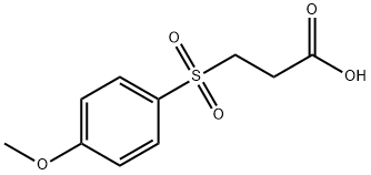 3-((4-METHOXYPHENYL)SULFONYL)PROPANOIC ACID 结构式