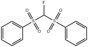 Fluorobis(phenylsulfonyl)methane Struktur