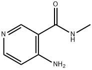 3-PYRIDINECARBOXAMIDE, 4-AMINO-N-METHYL-, 910656-00-7, 结构式
