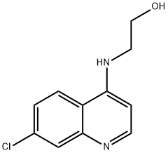 2-(7-CHLOROQUINOLIN-4-YLAMINO)ETHANOL Structure