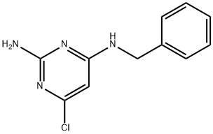N-(2-AMINO-6-CHLORO-4-PYRIMIDINYL)-N-BENZYLAMINE Structure