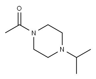 Piperazine, 1-acetyl-4-(1-methylethyl)- (9CI) Structure