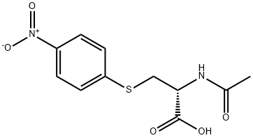 N-乙酰-S-(4-硝基苯基)-L-半胱氨酸,91088-55-0,结构式