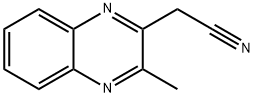 2-(3-甲基喹喔啉-2-基)乙腈, 91093-26-4, 结构式